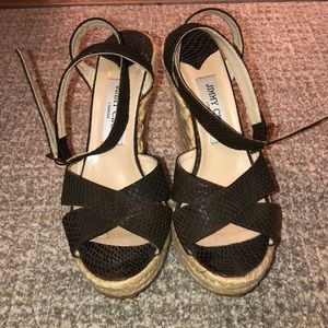 jimmy Choo Brown Espadrilles